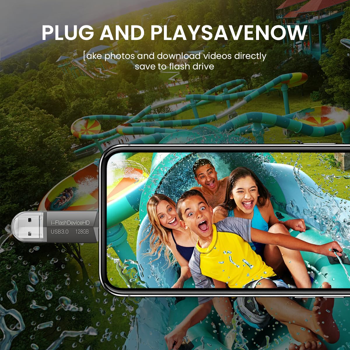 Verilux Pendrive 128GB, 3-in-1 128GB Flash Drive with Light-ning, USB3.0, Micro USB High Speed Memory Stick Thumb Drives External Storage Compatible with iPhone/iPad/Android/PC Verilux Pendrive 128GB, 3-in-1 128GB Flash Drive with Light-ning, USB3.0, Micro USB High Speed Memory Stick Thumb Drives External Storage Compatible with iPhone/iPad/Android/PC